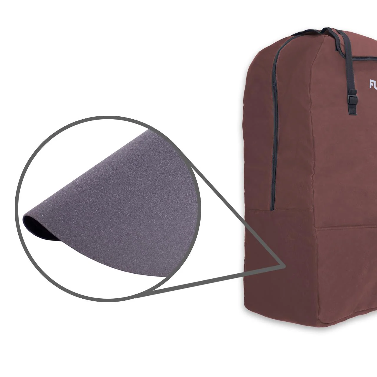 Bolsa de transporte y viaje acolchada de FUXTEC FX-CT700 & FX-CT800 Marron - Image 9
