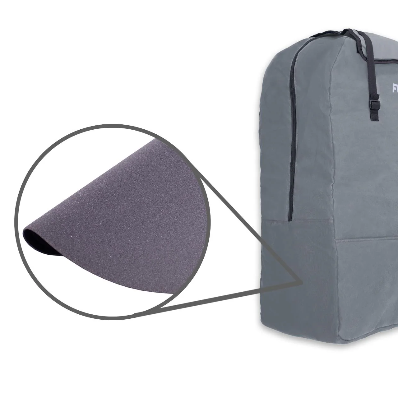 Bolsa de transporte y viaje acolchada de FUXTEC FX-CT700 & FX-CT800 Gris - Image 9