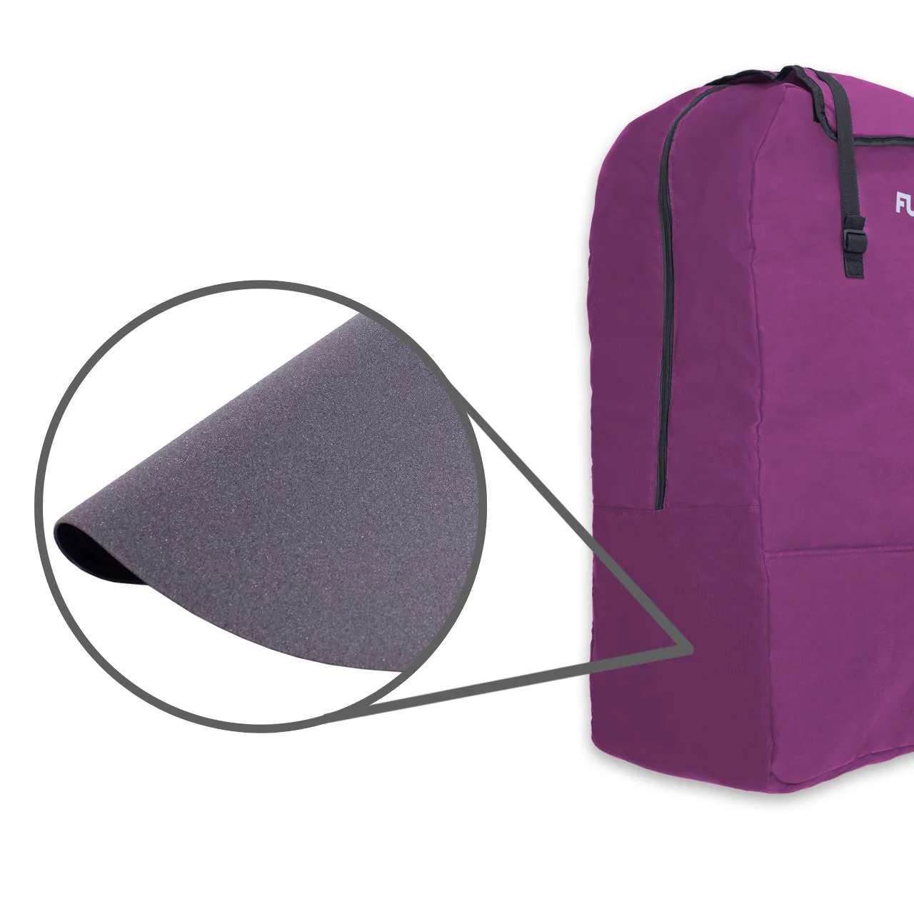 Bolsa de transporte y viaje acolchada de FUXTEC FX-CT700 & FX-CT800 Morado - Image 9