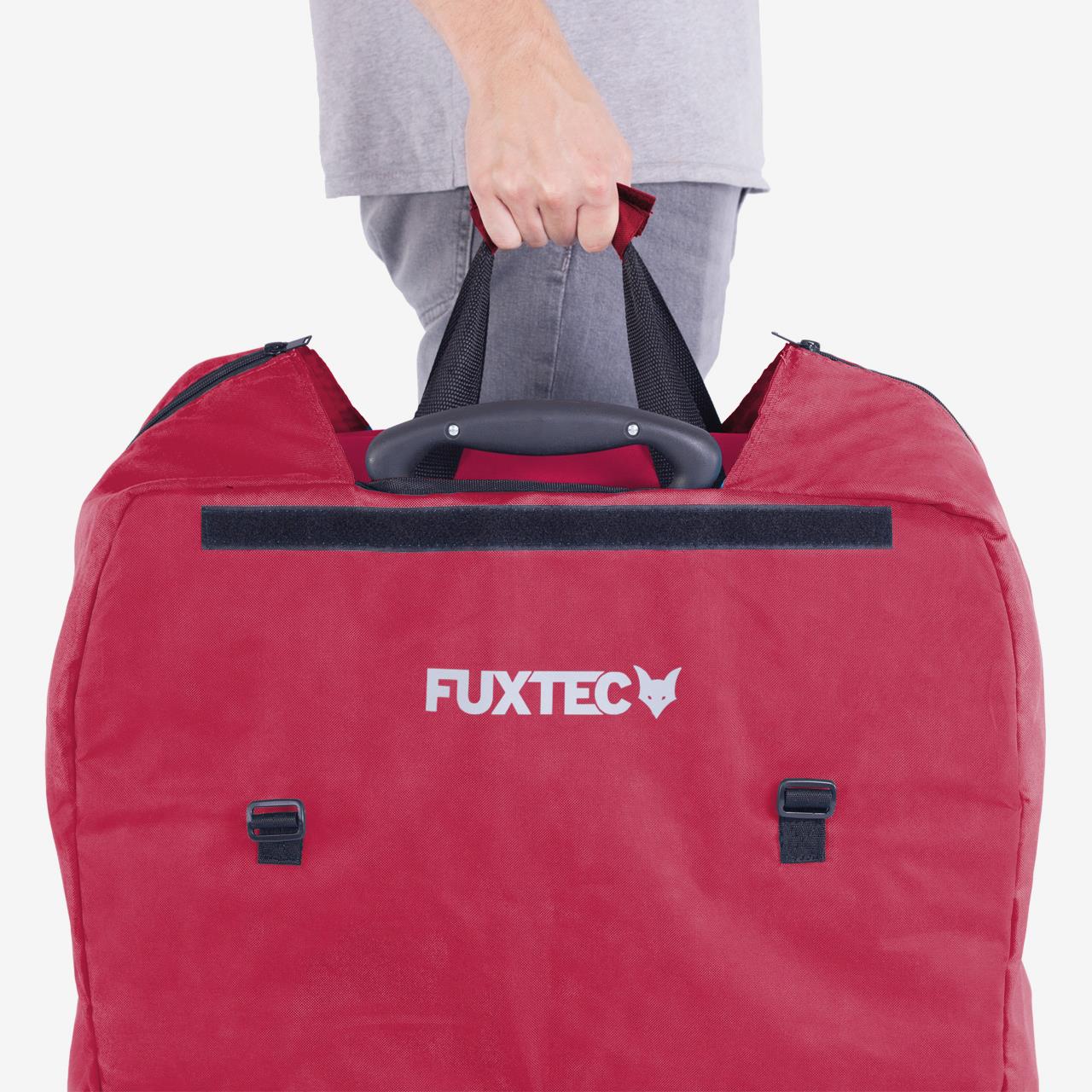 Bolsa de transporte y viaje acolchada de FUXTEC FX-CT700 & FX-CT800 rojo - Image 7