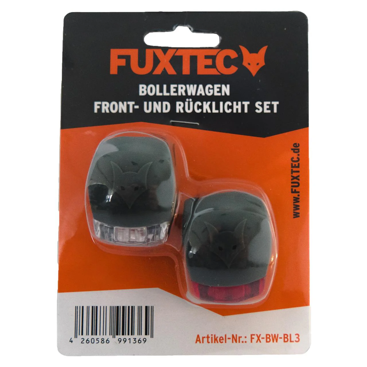 Juego de luces delanteras y traseras para carretillas de mano FUXTEC - Image 9