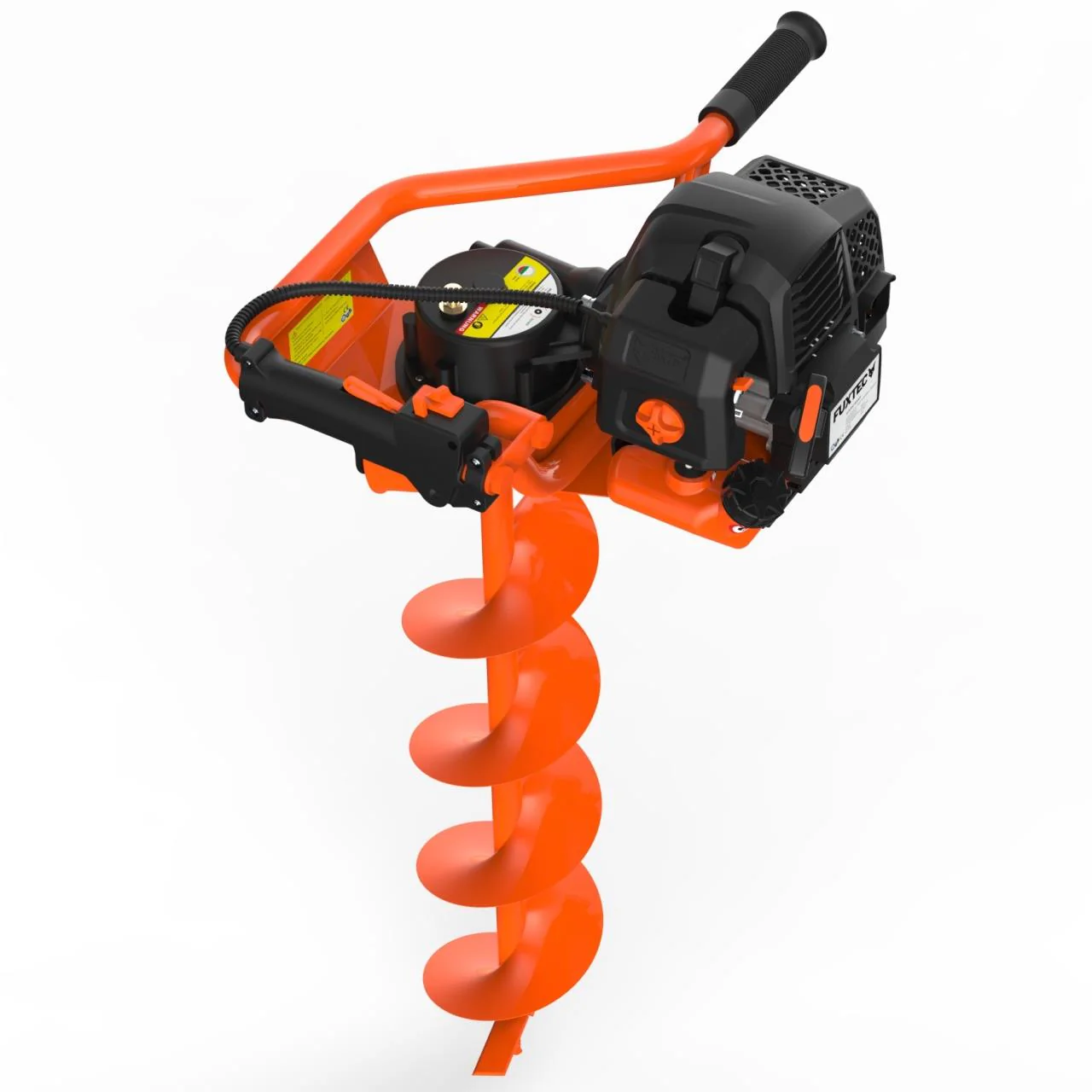 FUXTEC FX-EB152 Taladro de Tierra Ahoyador, 3CV, 52CC - con 3 Brocas de 100/150/200mm - Image 6