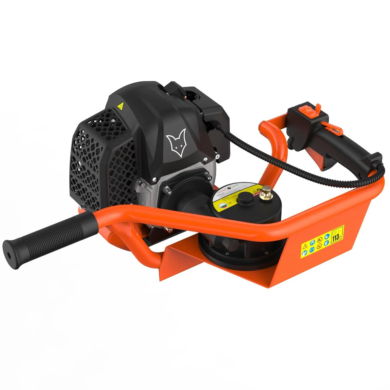 FUXTEC FX-EB152 Taladro de Tierra Ahoyador, 3CV, 52CC - con 3 Brocas de 100/150/200mm - Image 7