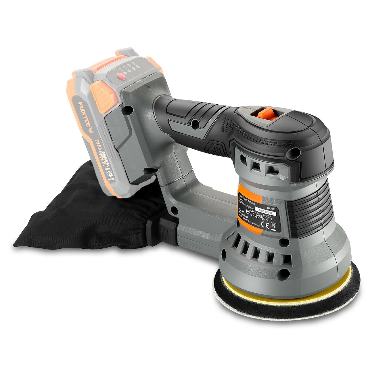 FUXTEC 20V FX-E1RS20: Lijadora orbital rotativa sin cable (sin batería ni cargador) - Image 3