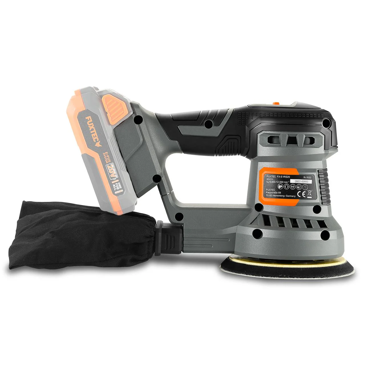 FUXTEC 20V FX-E1RS20: Lijadora orbital rotativa sin cable (sin batería ni cargador) - Image 4