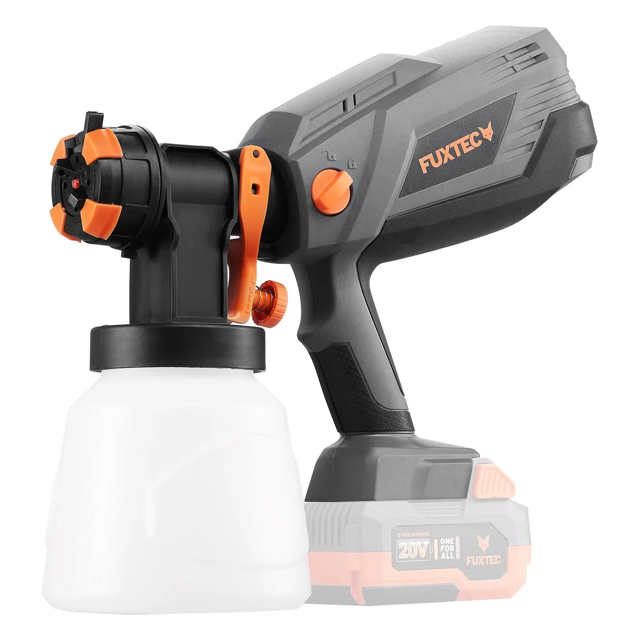 B-WARE Pulverizador manual a batería FUXTEC 20V FX-E1CSP20 sin batería, sin cargador