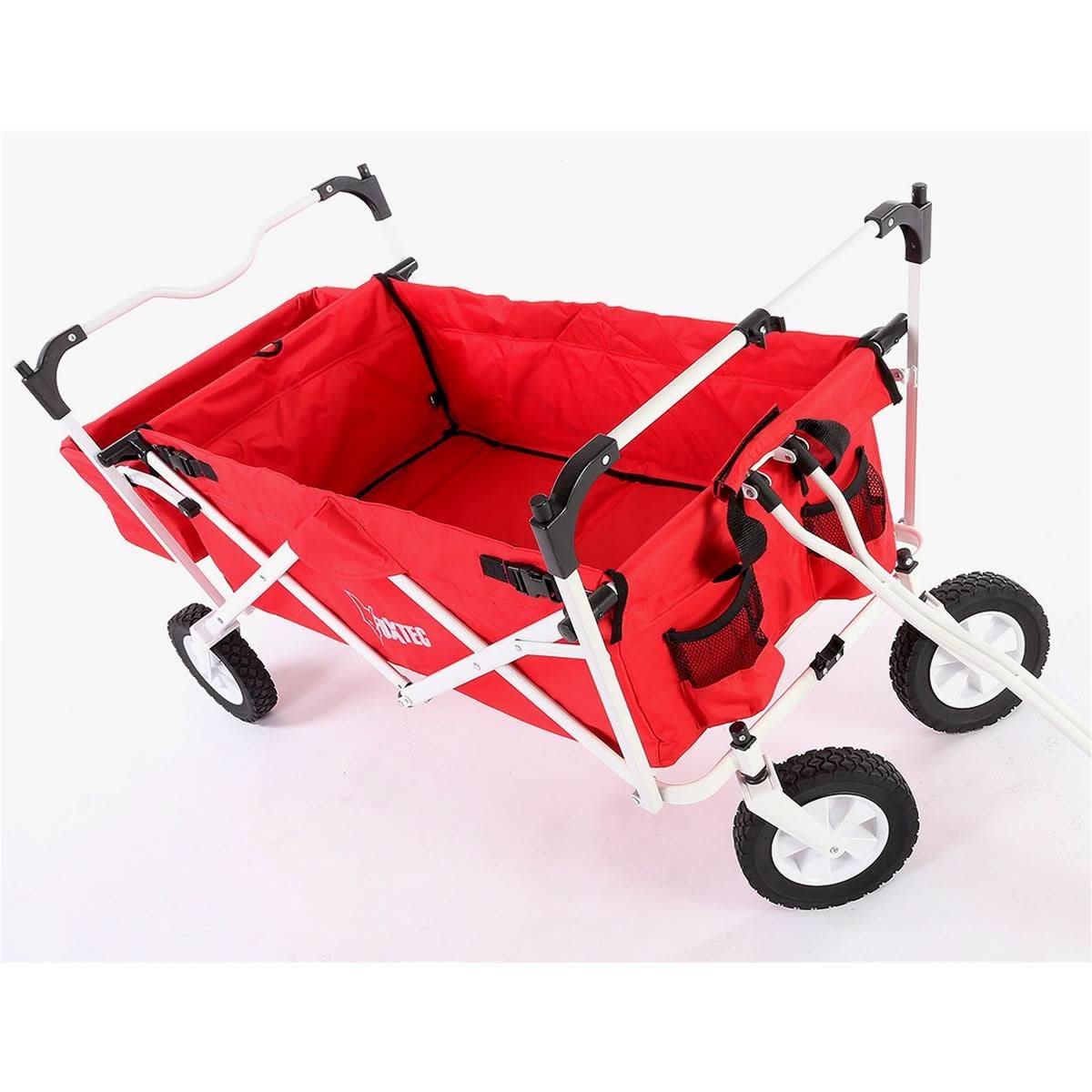 B-WARE FUXTEC Bollerwagen ROT mit Sonnendach JW-76A - Image 3