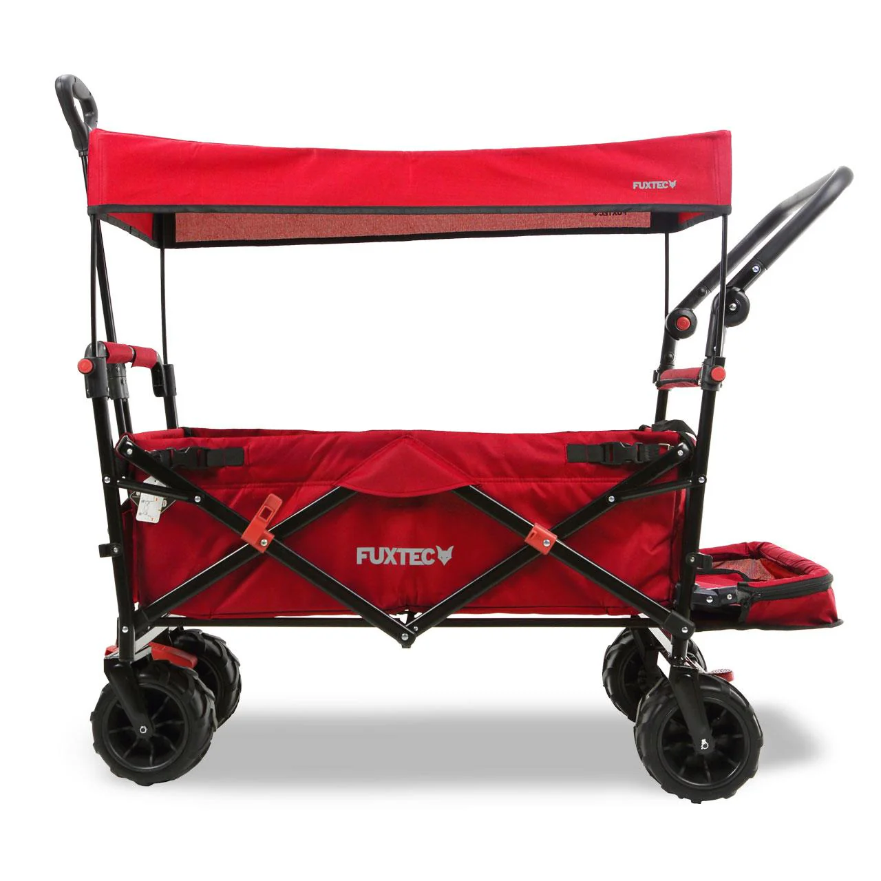 B-Ware FUXTEC Strand-Bollerwagen FX-CTB800 mit UV-geschütztem Sonnendach,Schiebegriff & Innenraumverlängerung - Image 15