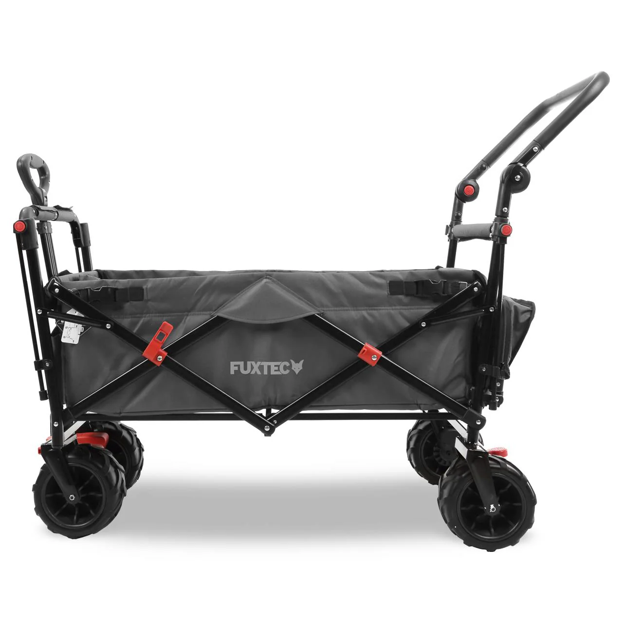 B-Ware FUXTEC Strand-Bollerwagen FX-CTB800 mit UV-geschütztem Sonnendach,Schiebegriff & Innenraumverlängerung - Image 2