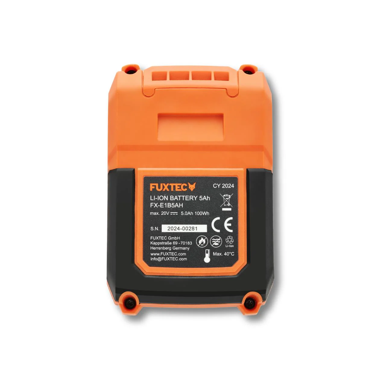 Batería recargable FUXTEC 20V 5Ah FX-E1B5AH - Image 2