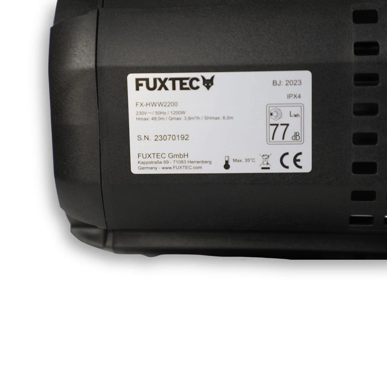 FUXTEC Bomba de agua doméstica FX-HWW2200. - Image 10