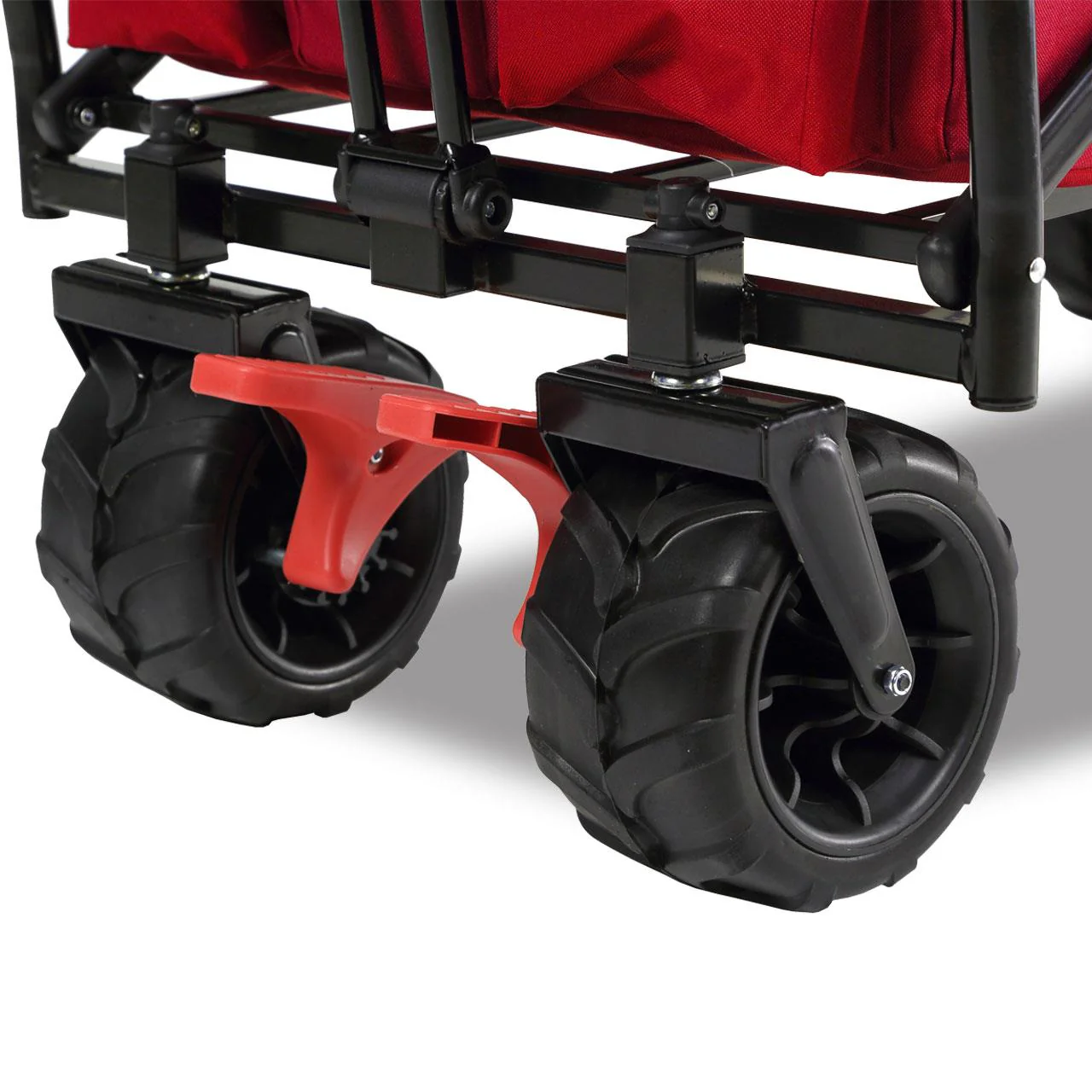 Carrito de playa plegable FX-CTB800 FUXTEC con toldo protector UV, mango empuje y extensión internar cap. de carga 75kg - Grundartikel - Image 119