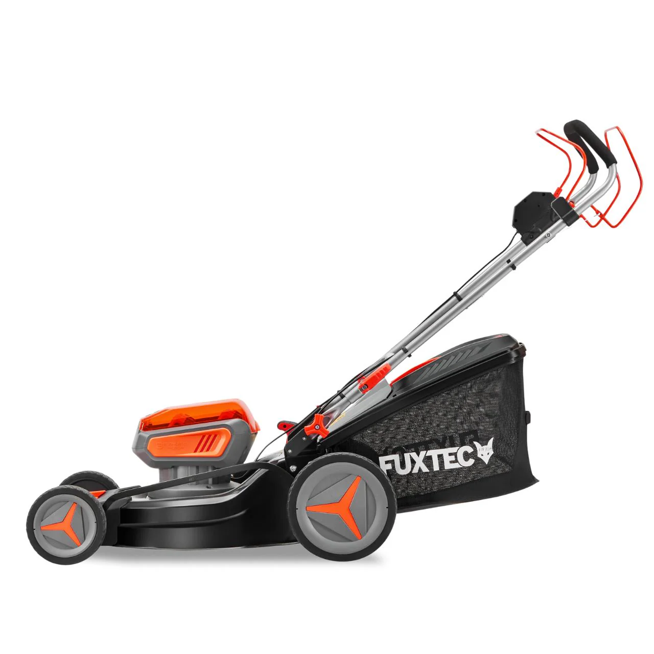 Cortacésped a batería de 40V FUXTEC FX-E2RM46 - Juego con 2 baterías de 4Ah y cargador doble de 2,4A - Image 3