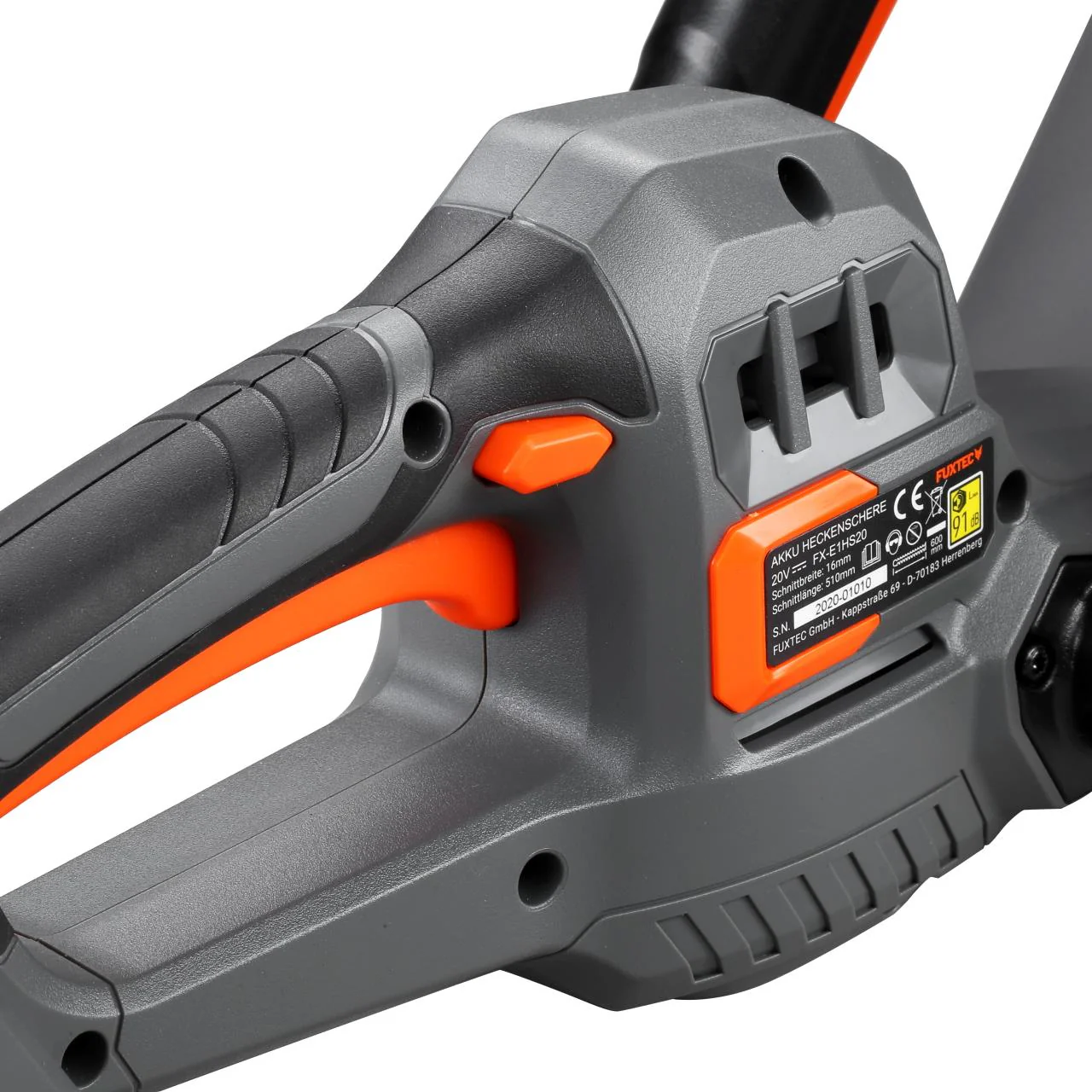 FUXTEC Cortasetos a batería de 20V FX-E1HS20 - Kit Incl. batería y Cargador - Image 10