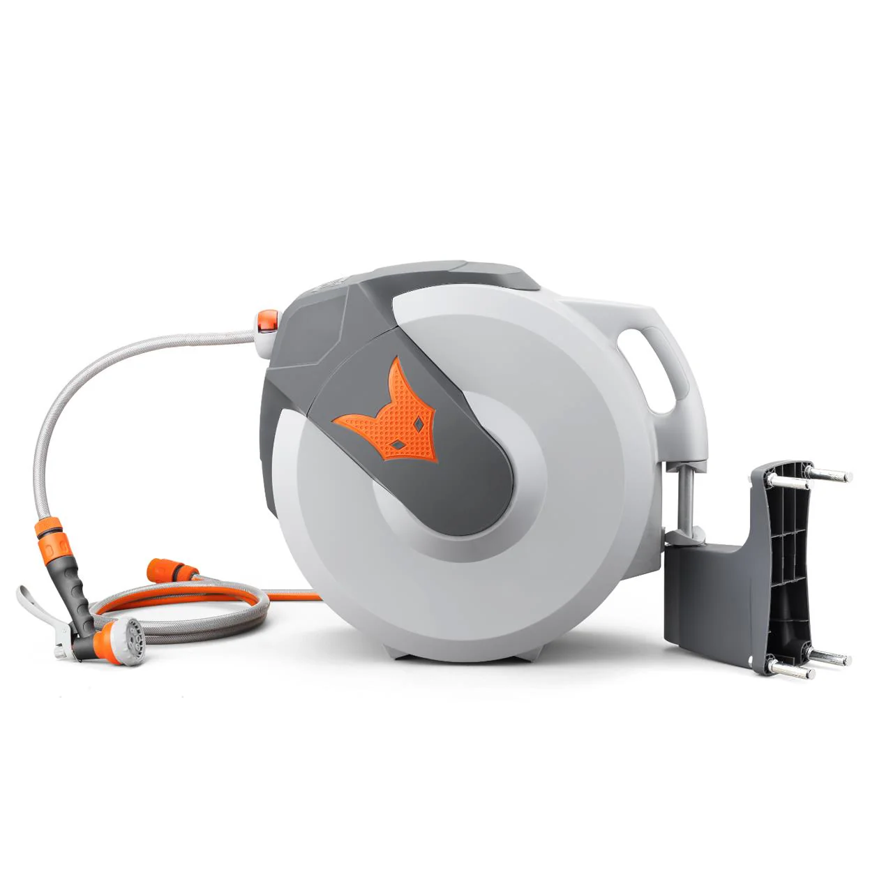 Carrete de manguera automático para pared FUXTEC FX-WSA20 de 20 m con "EASY FIX" para facilitar el riego. - Image 3