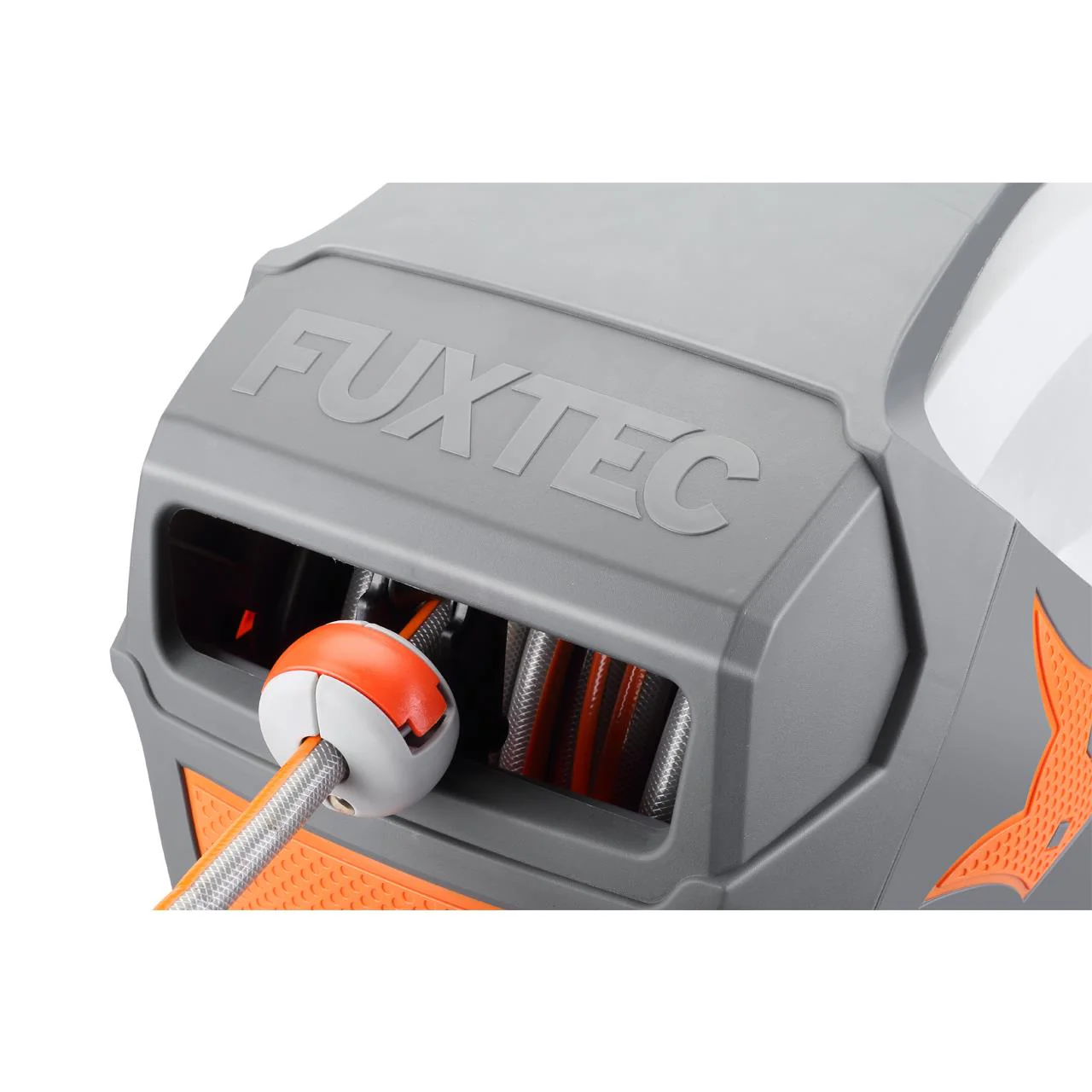 Carrete de manguera automático para pared FUXTEC FX-WSA20 de 20 m con "EASY FIX" para facilitar el riego. - Image 6