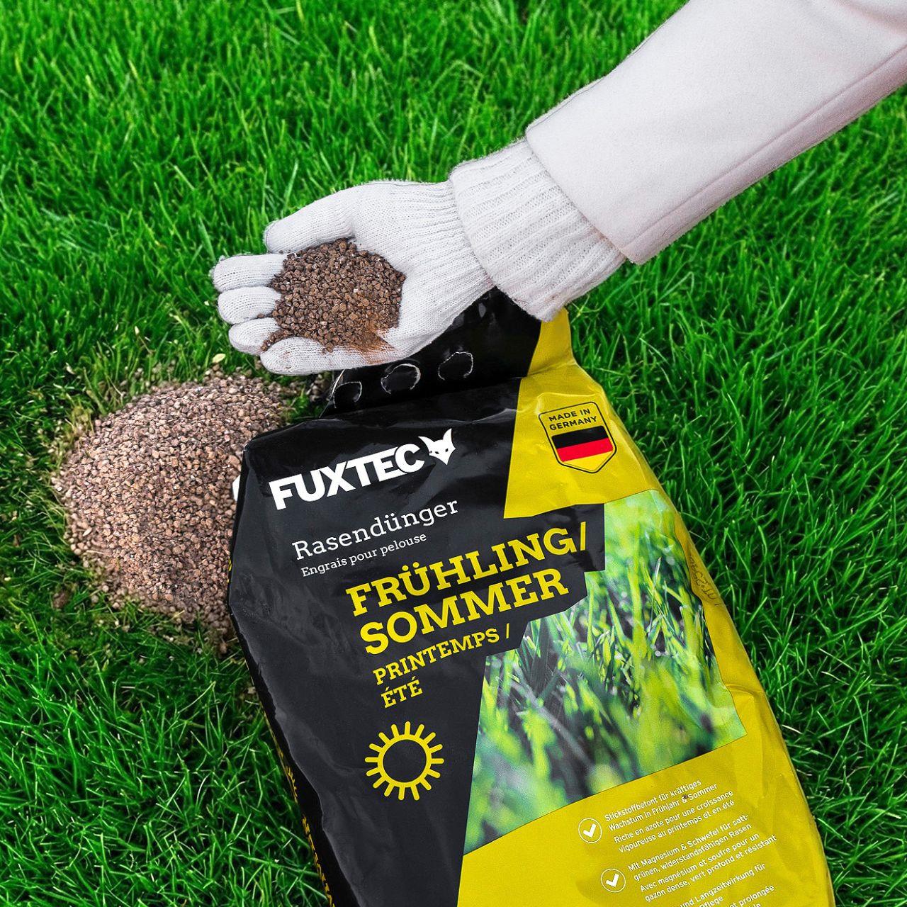 Abono para césped FUXTEC primavera/verano FX-RDFS 20 kg para 1000 m2 - Image 2