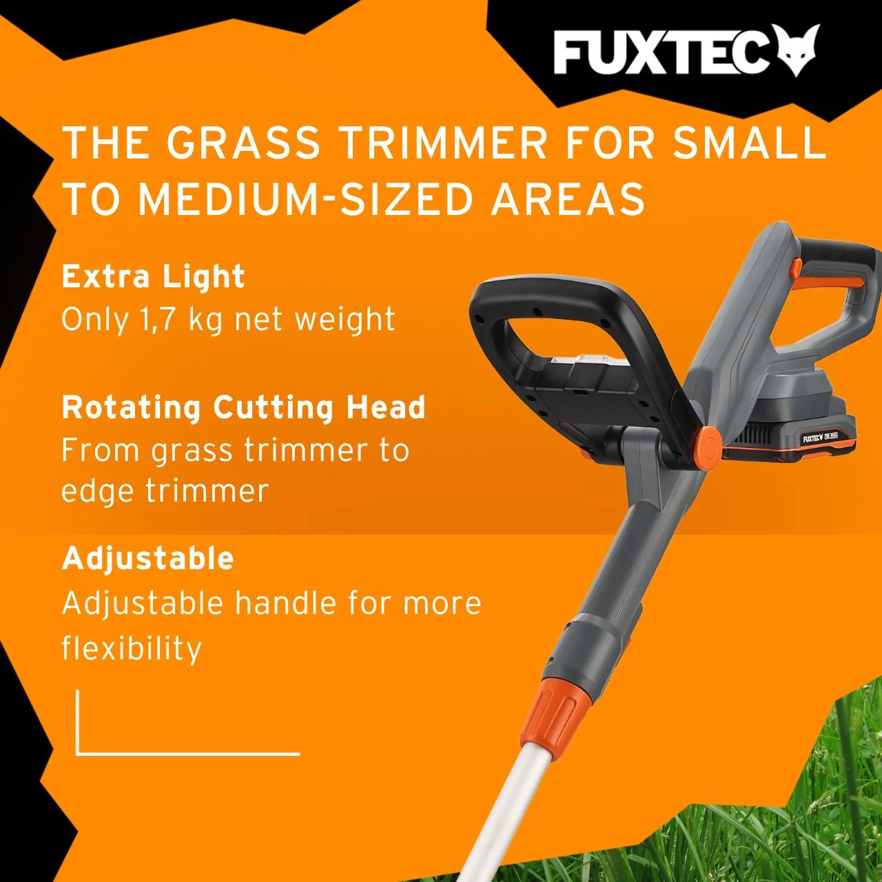 FUXTEC 20V Cordless Grass Trimmer FX-GT20 SET desbrozadora - Image 5