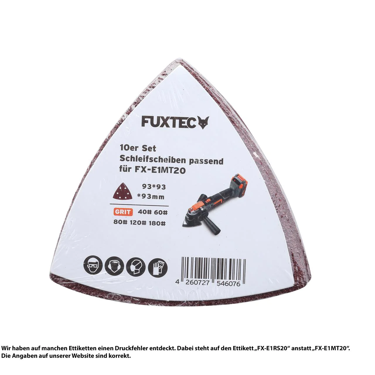 Muelas adecuadas para FX-E1MT20 en 5 tamaños de grano (10 piezas) - Image 2
