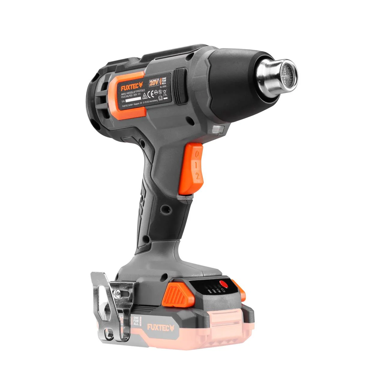 FUXTEC 20V Pistola de Calor a Batería FX-E1HLP20 sin batería, sin cargador - Image 8