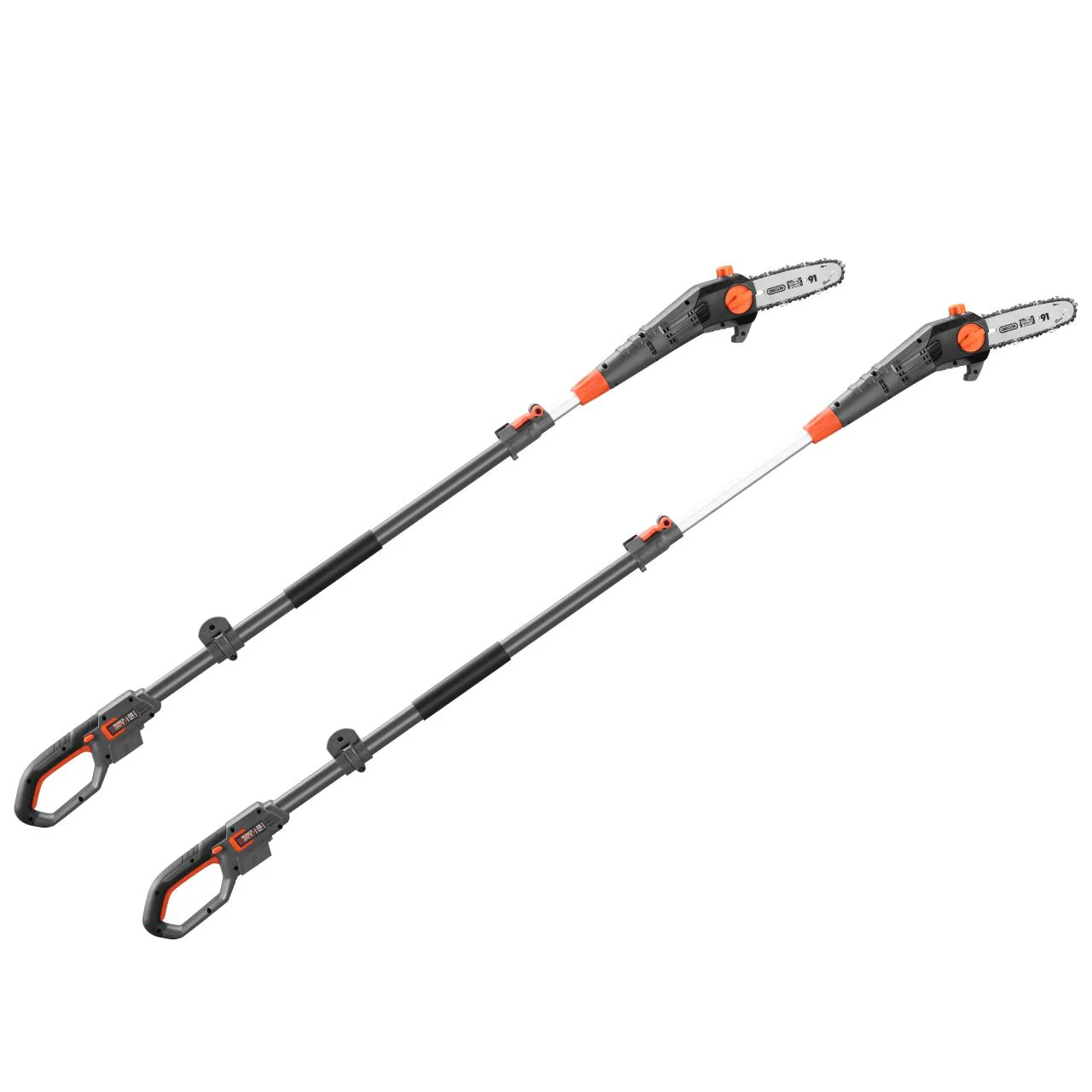 FUXTEC 20V Podadora de batería alta FX-E1HE20 SET con 1 x Batería 2Ah, 1 x Cargador 2,4A - Image 6