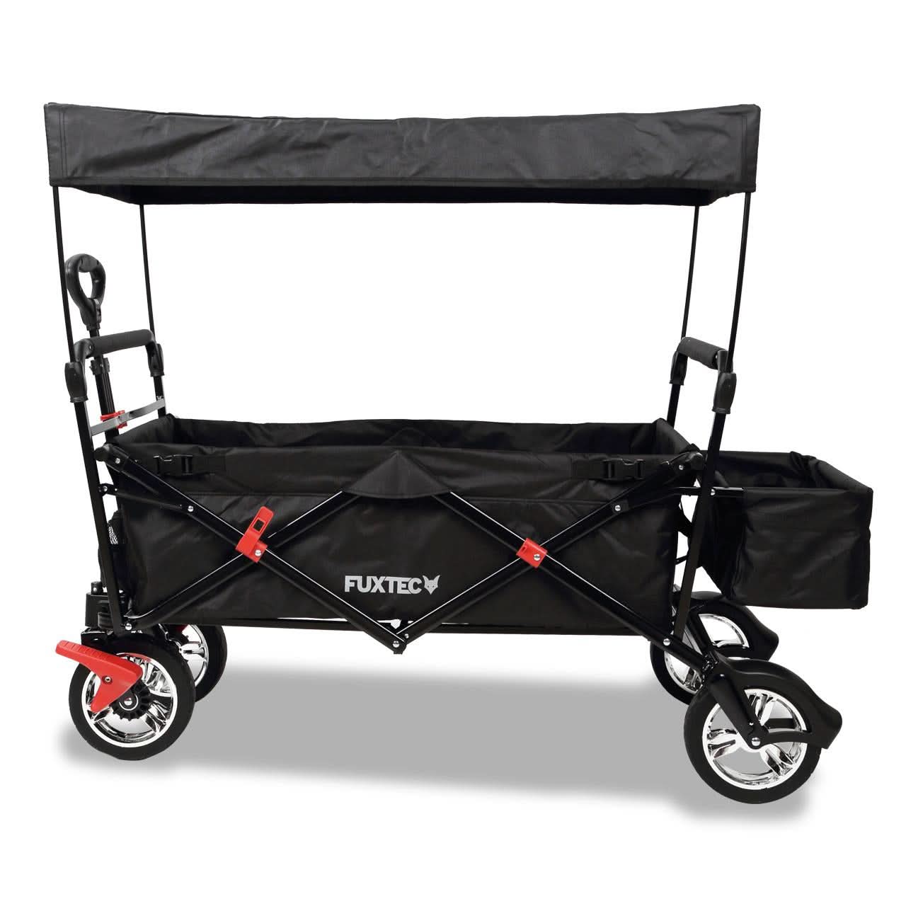 B-WARE FUXTEC Bollerwagen FX-CT500 mit Sonnendach SCHWARZ - Image 2