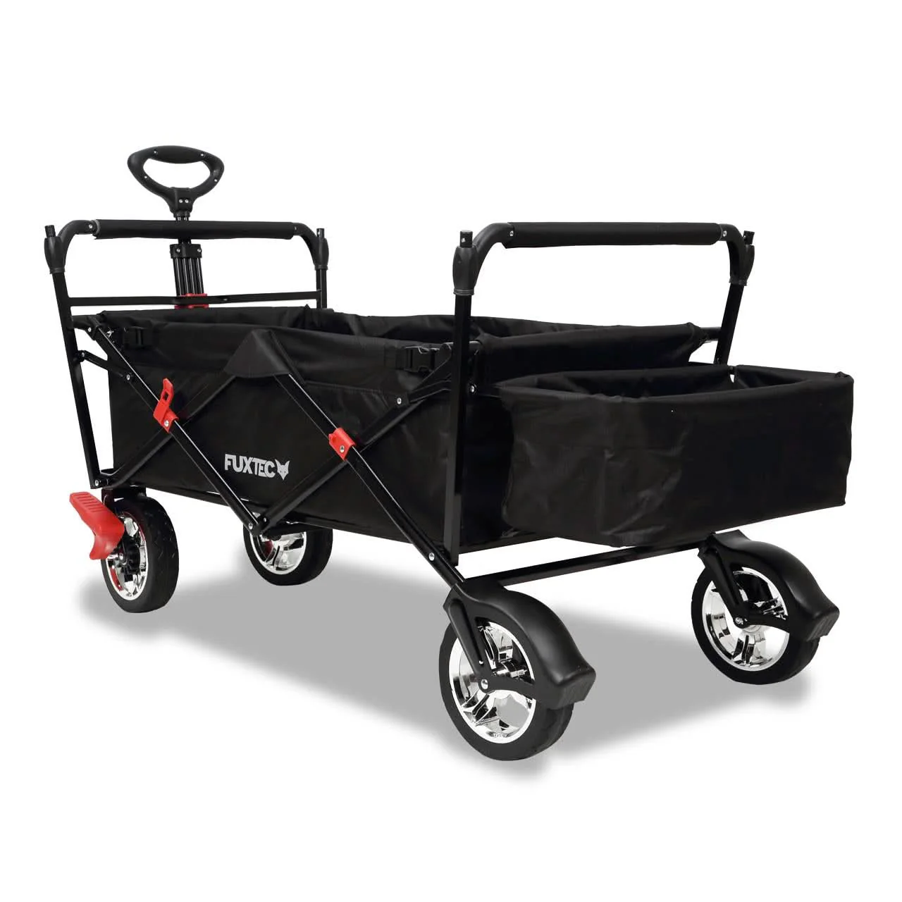 B-WARE FUXTEC Bollerwagen FX-CT500 mit Sonnendach SCHWARZ - Image 4