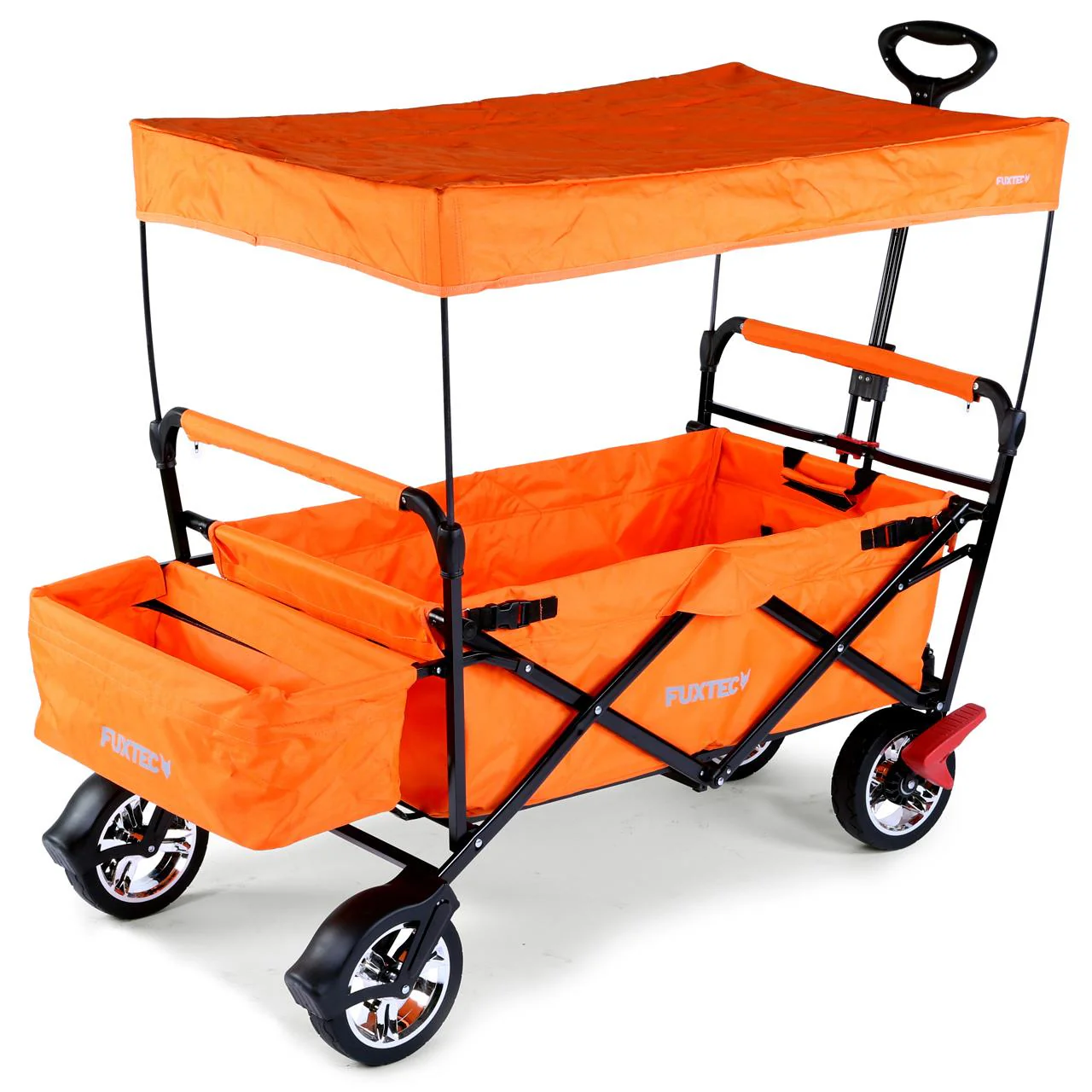 B-WARE FUXTEC Bollerwagen FX-CT500 mit Sonnendach ORANGE - Image 4