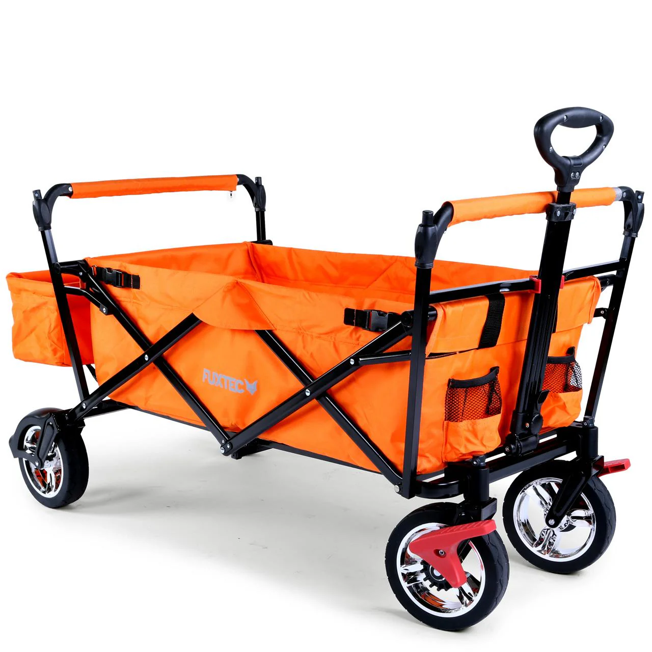 B-WARE FUXTEC Bollerwagen FX-CT500 mit Sonnendach ORANGE - Image 6