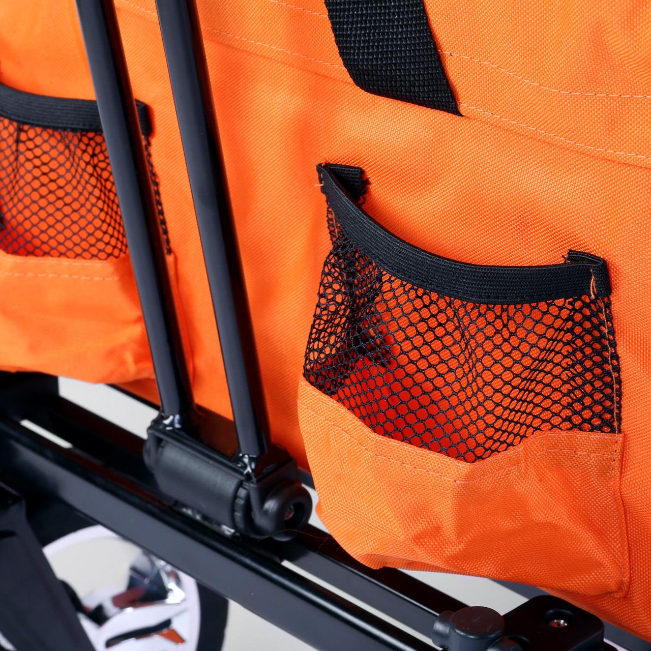 B-WARE FUXTEC Bollerwagen FX-CT500 mit Sonnendach ORANGE - Image 9
