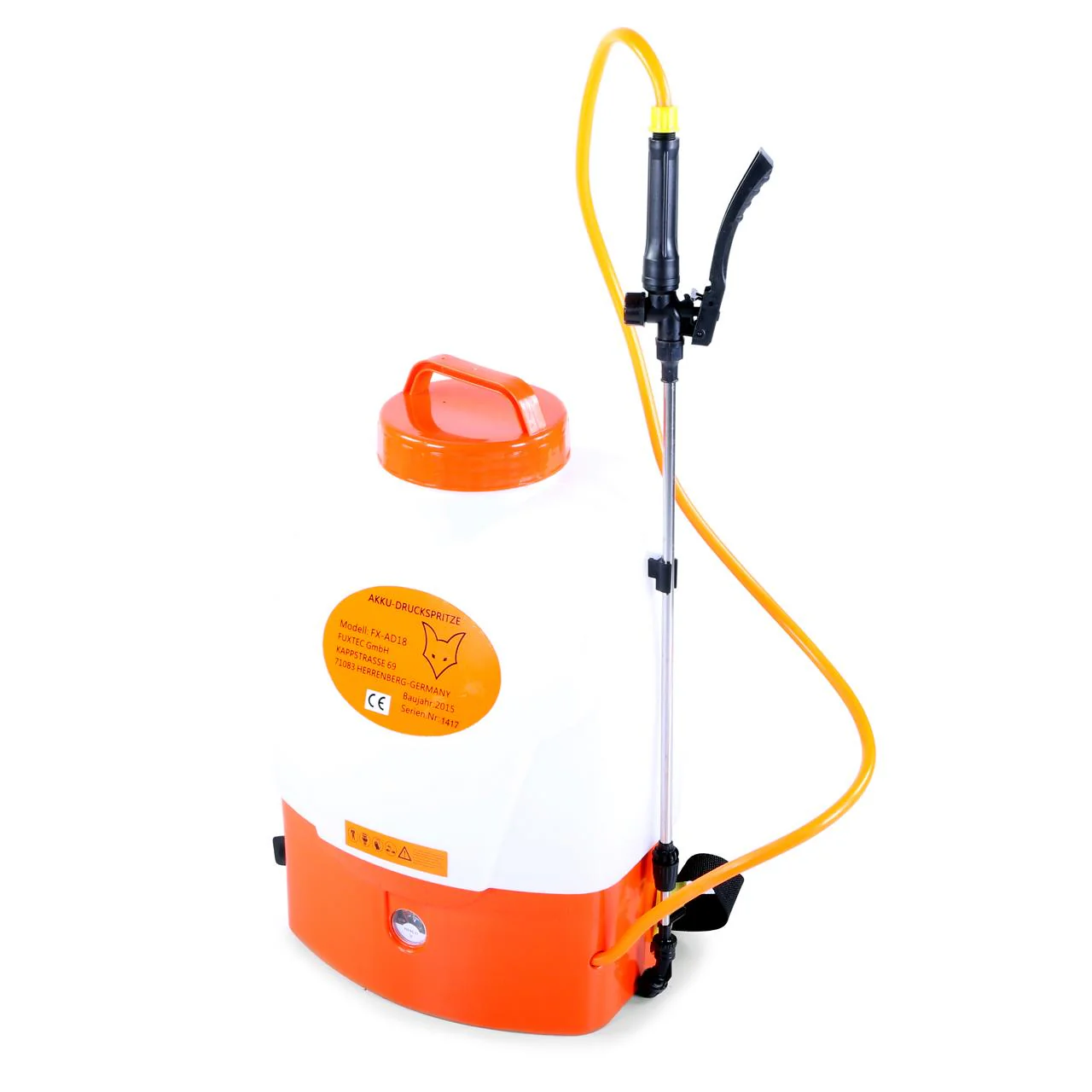 B-WARE FUXTEC Pulverizador eléctrico Recargable de Mochila FX-AD18 18L