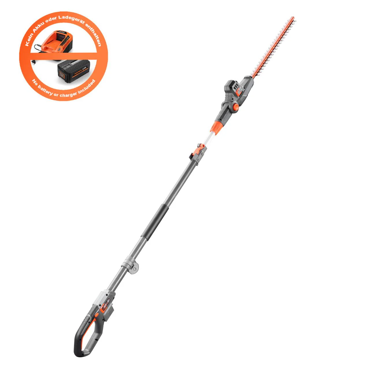 B-WARE FUXTEC FX-E1HH20 cortasetos telescópico sin cable de 20V – sin batería