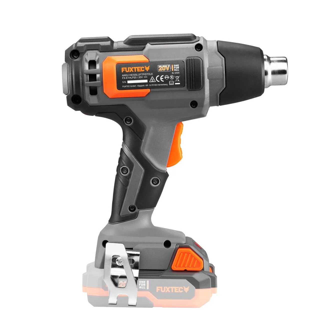 B-WARE FUXTEC 20V Pistola de Calor a Batería FX-E1HLP20 sin batería, sin cargador - Image 3