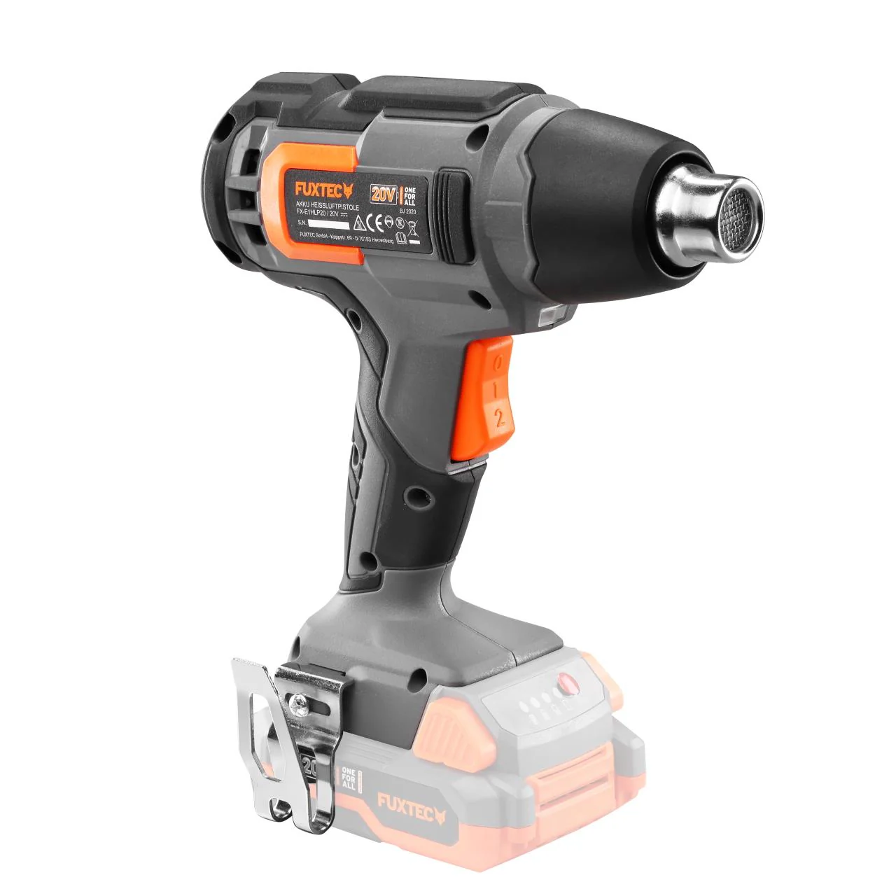 B-WARE FUXTEC 20V Pistola de Calor a Batería FX-E1HLP20 sin batería, sin cargador - Image 7