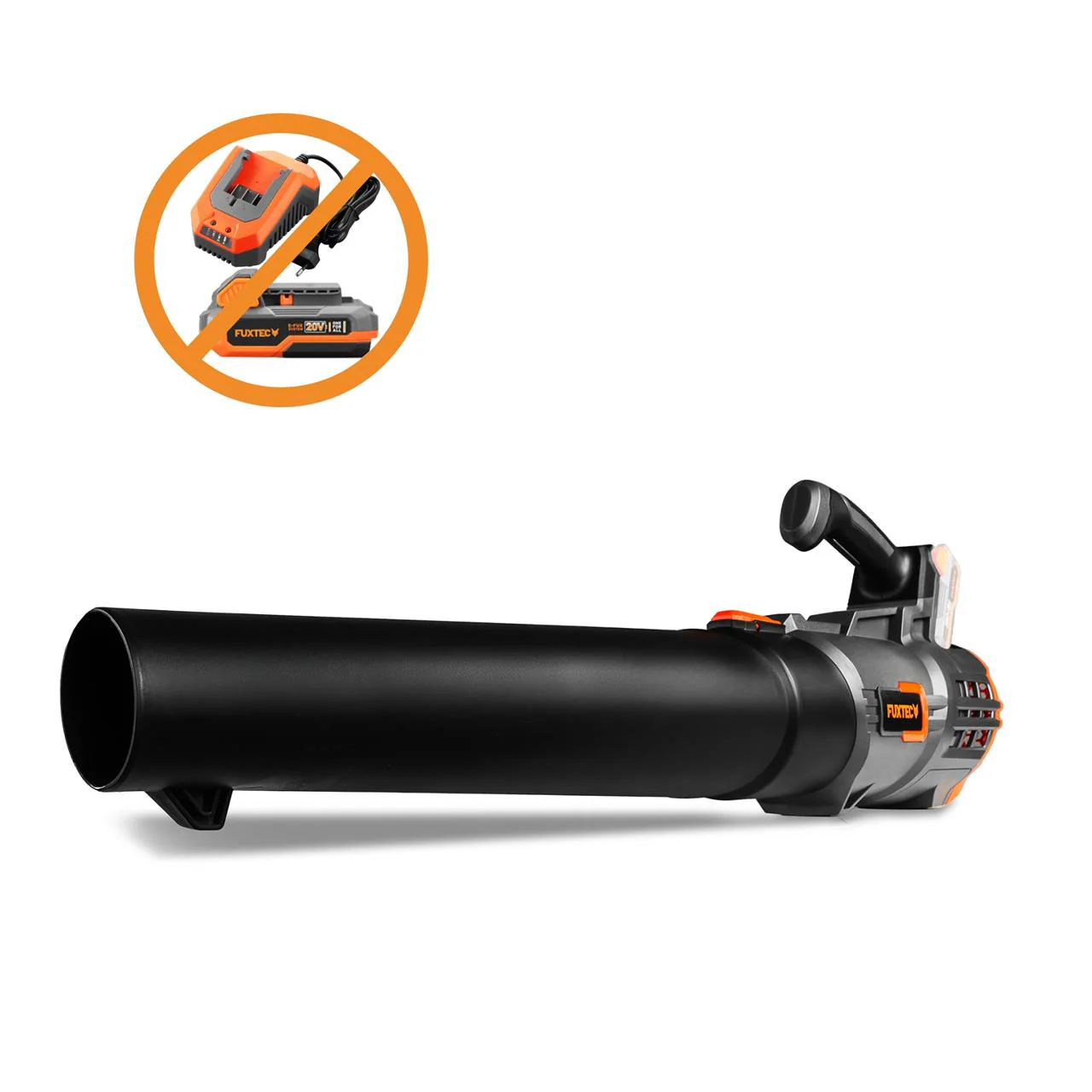 B-WARE FUXTEC 20V Soplador de hojas a batería FX-E1LB20 sin batería, sin cargador