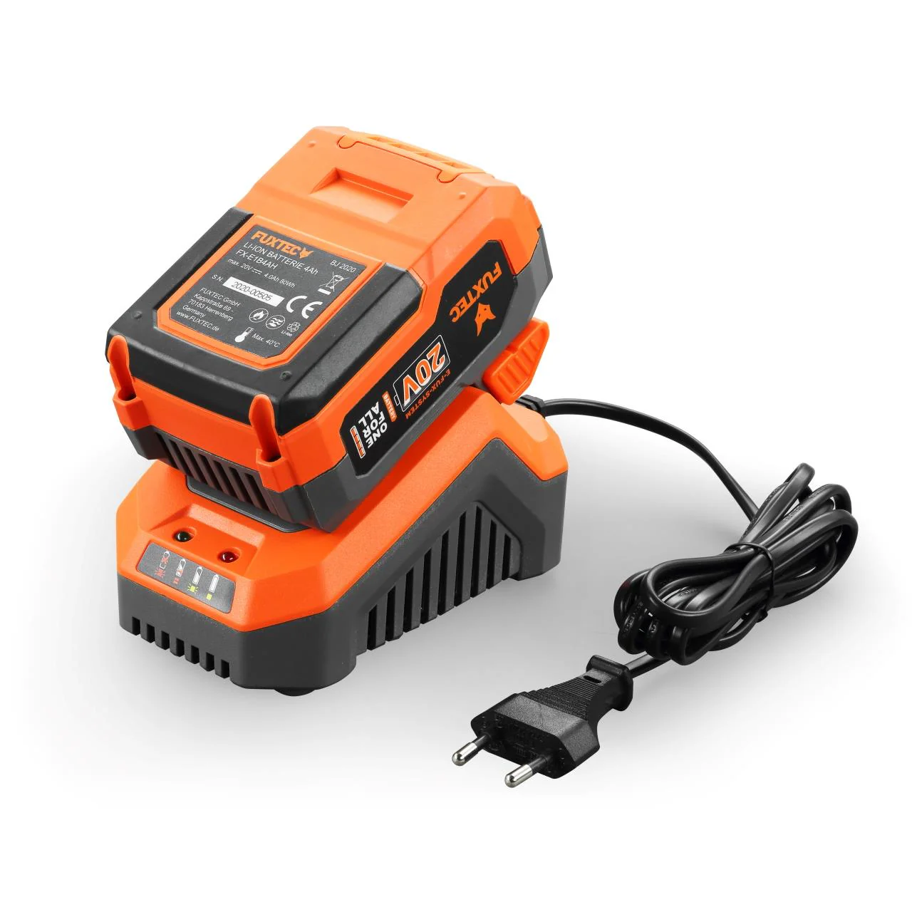 B-WARE Cargador 20V 2,4A FUXTEC - Image 3