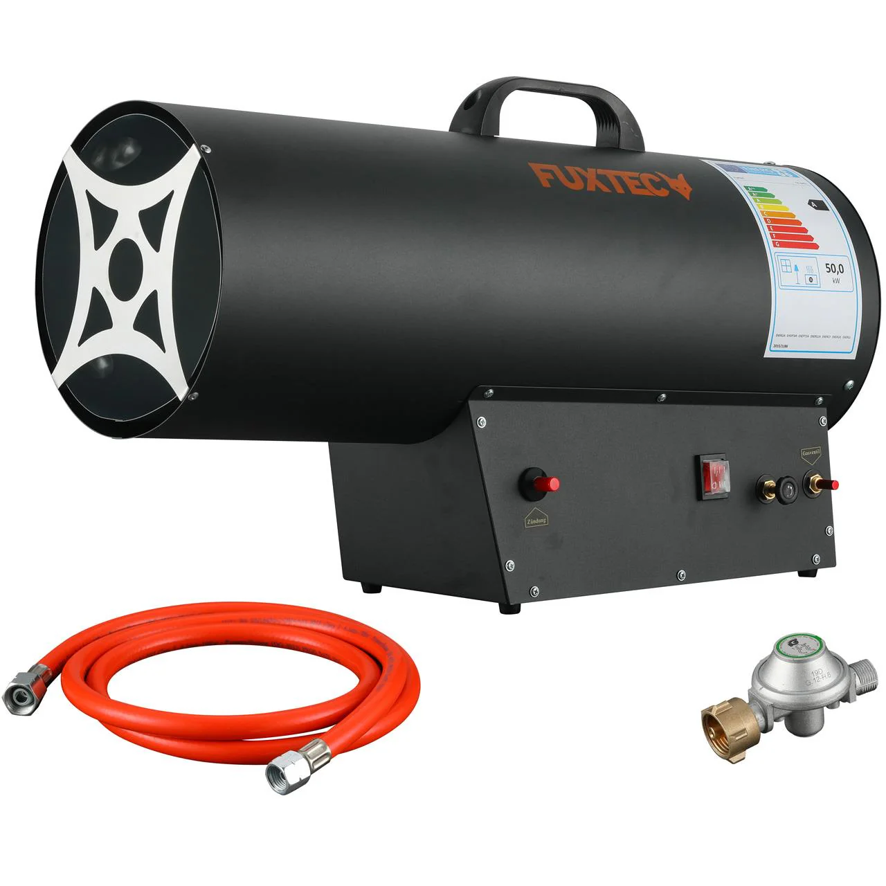 B-WARE Calentador de gas FUXTEC GH51 con 50 kW de potencia calorífica