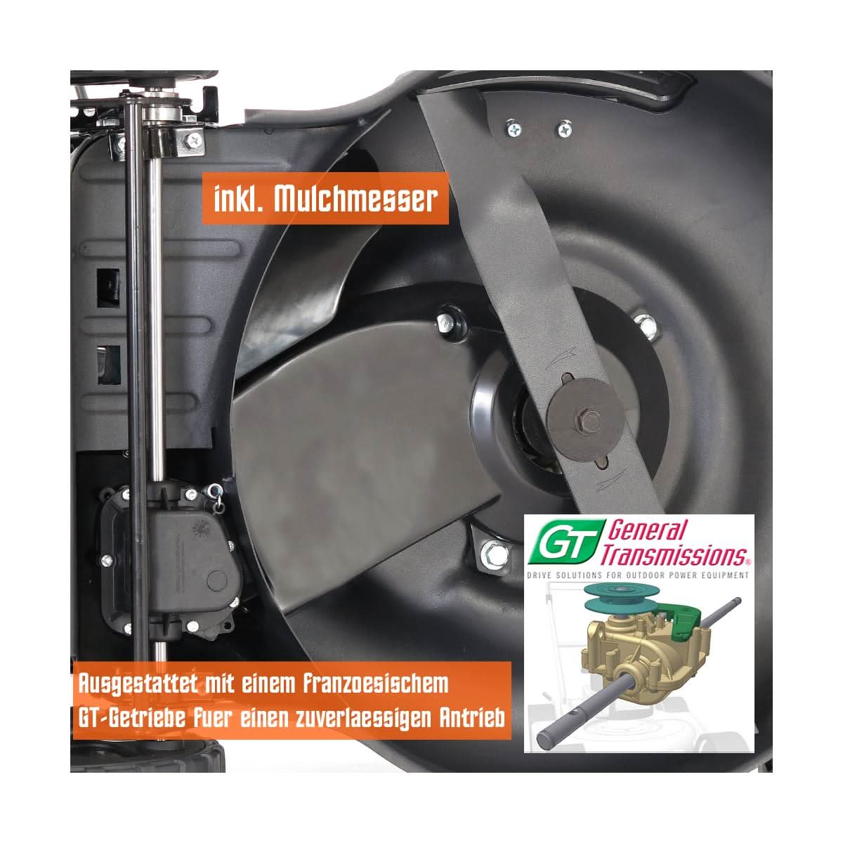 B-WARE FUXTEC FX-RM2060 Benzin Rasenmäher mit EasyClean - Image 5