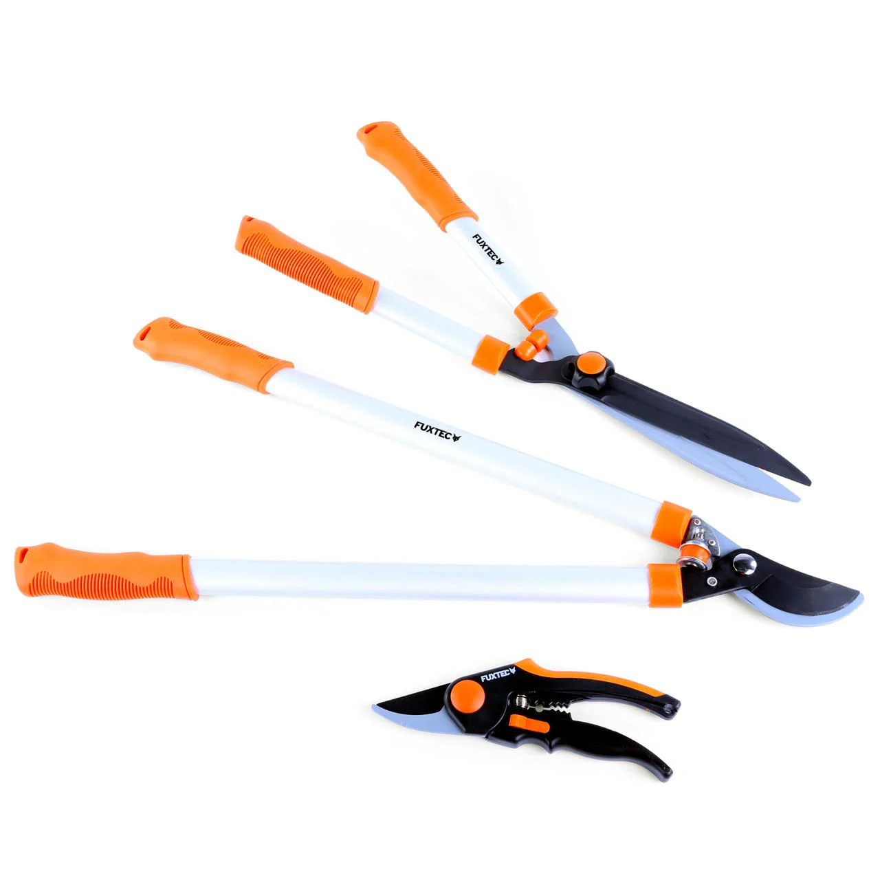 B-WARE Juego de 3 tijeras de jardinería FUXTEC Premium - Image 2