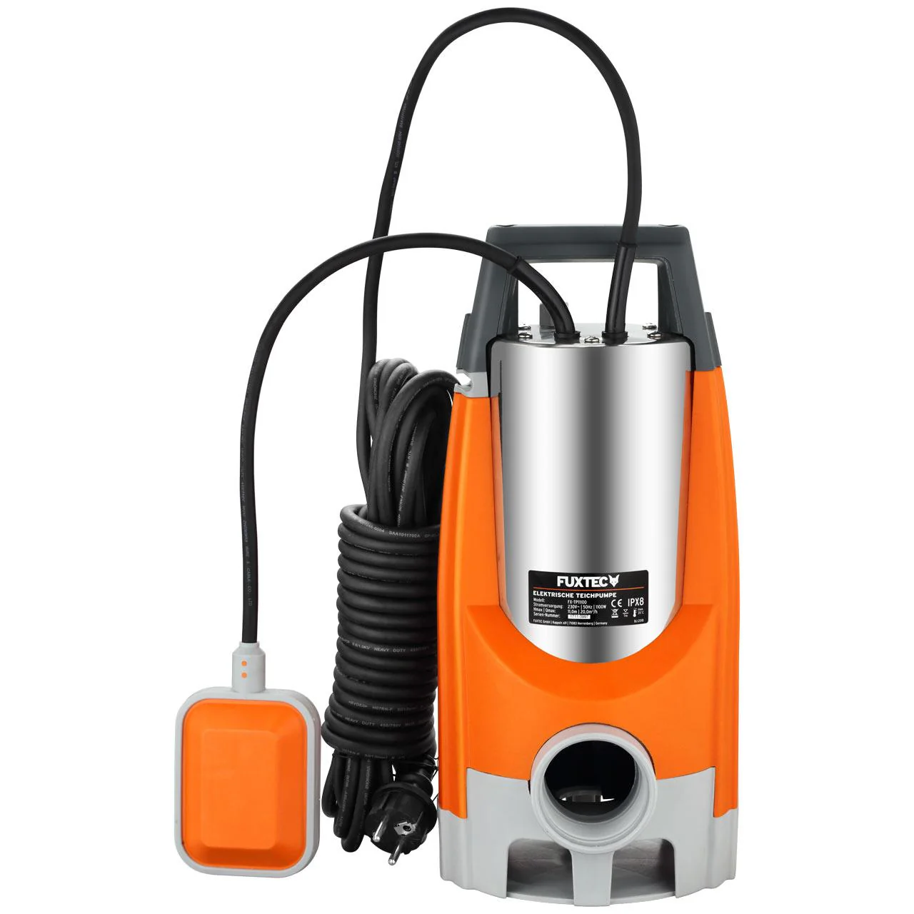 B-WARE Bomba sumergible FUXTEC FX-TP11100 - 1100 vatios - Image 7