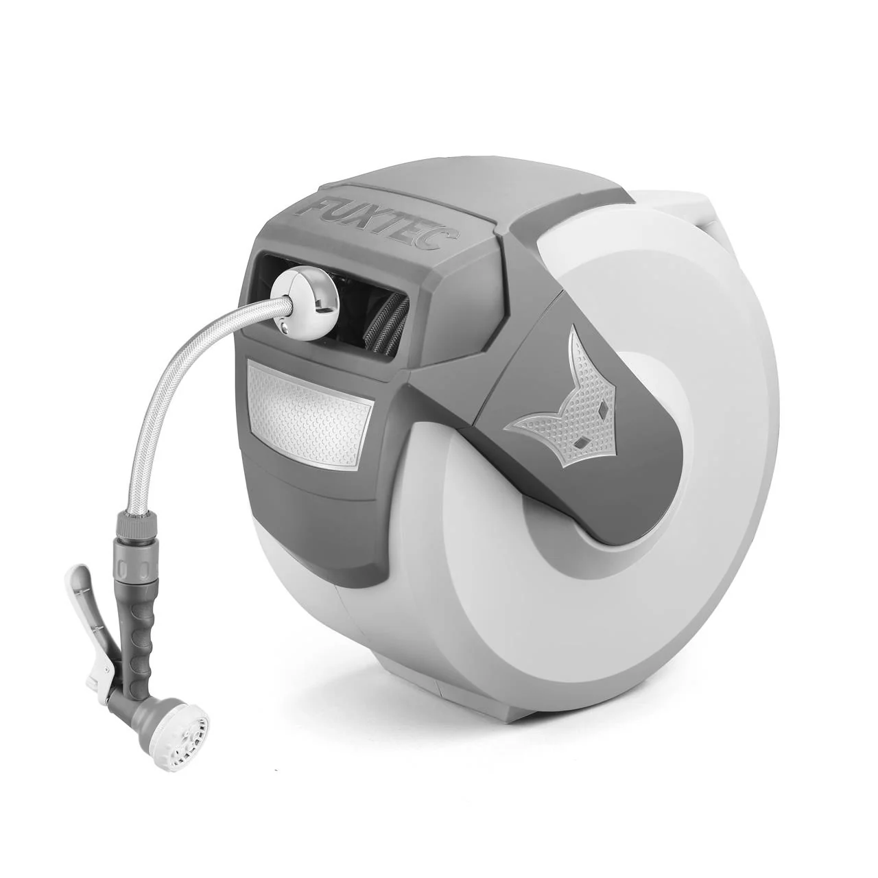 B-WARE Carrete automático de manguera para pared FUXTEC FX-WSA30G - Gris - Image 2