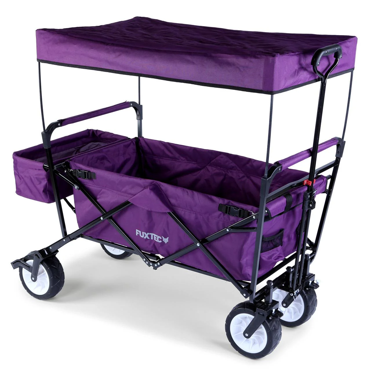 B-WARE FUXTEC Bollerwagen JW-76C, Carrito de mano Plegable EL Original - con Techo Desmontable - Image 3