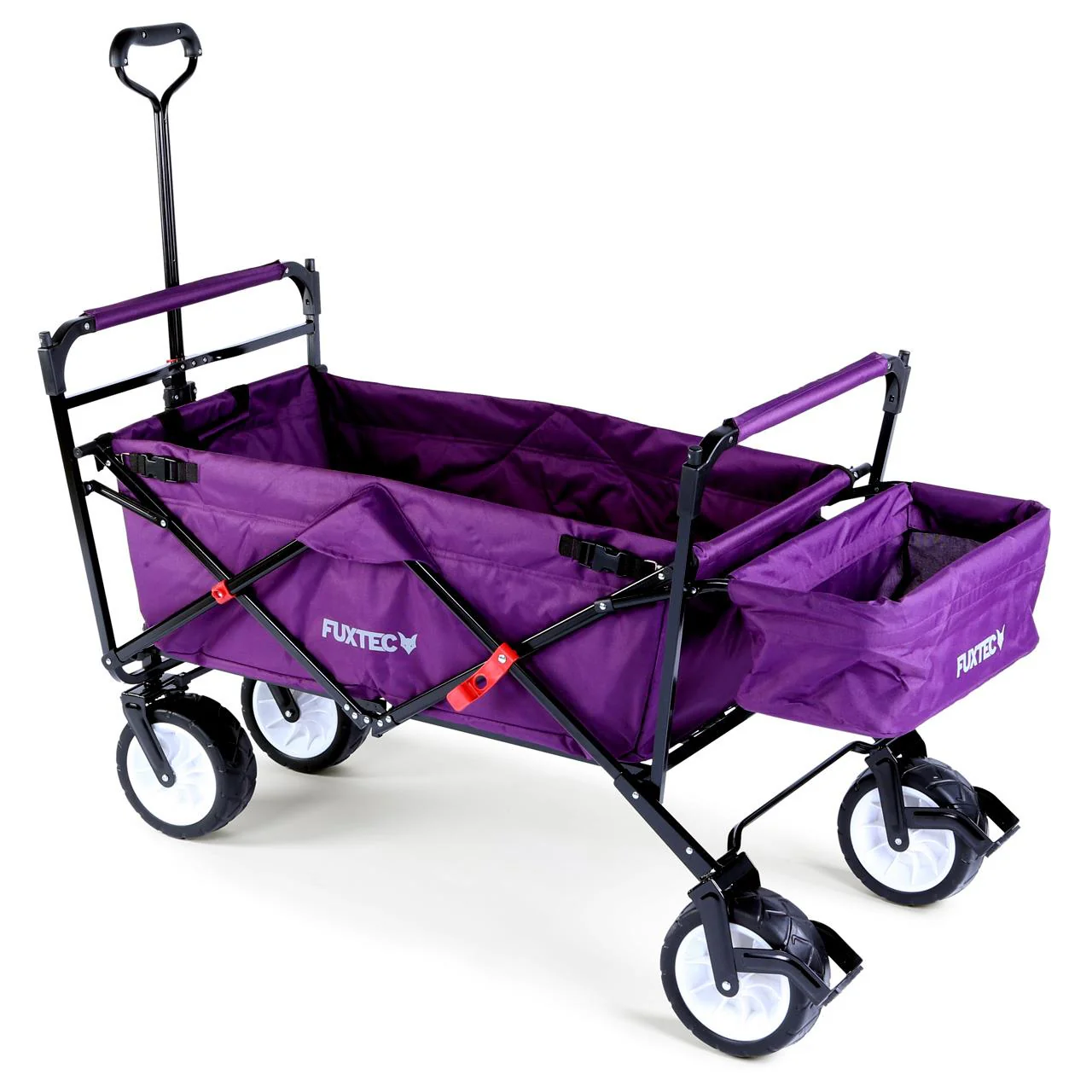 B-WARE FUXTEC Bollerwagen JW-76C, Carrito de mano Plegable EL Original - con Techo Desmontable - Image 6