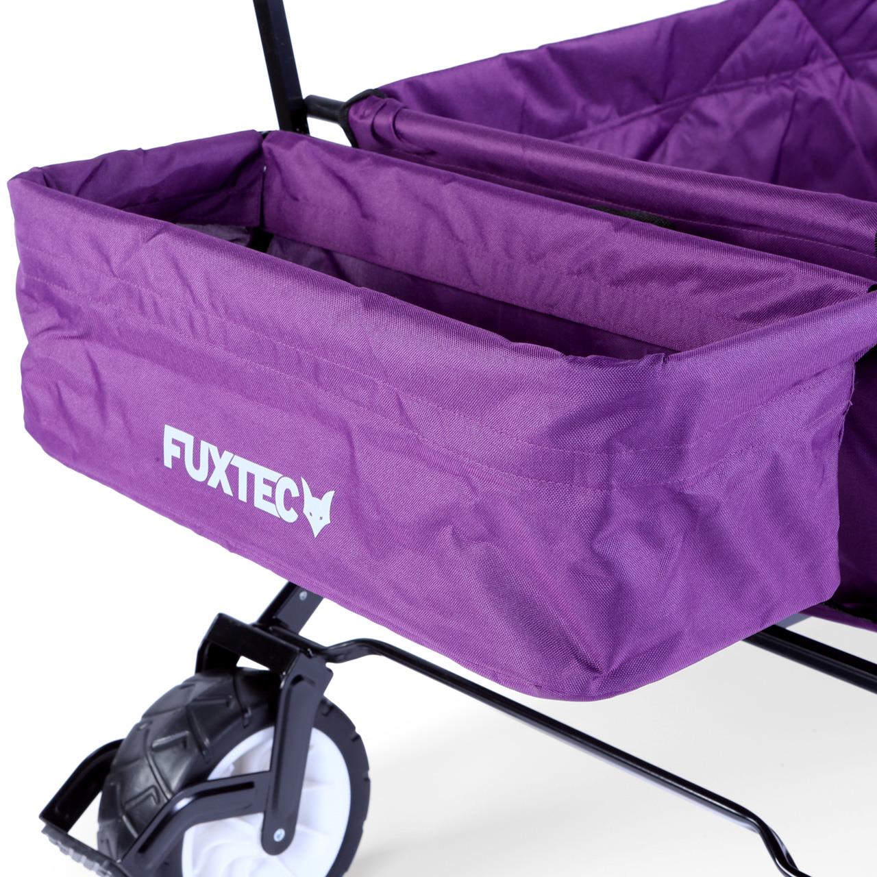 B-WARE FUXTEC Bollerwagen JW-76C, Carrito de mano Plegable EL Original - con Techo Desmontable - Image 8