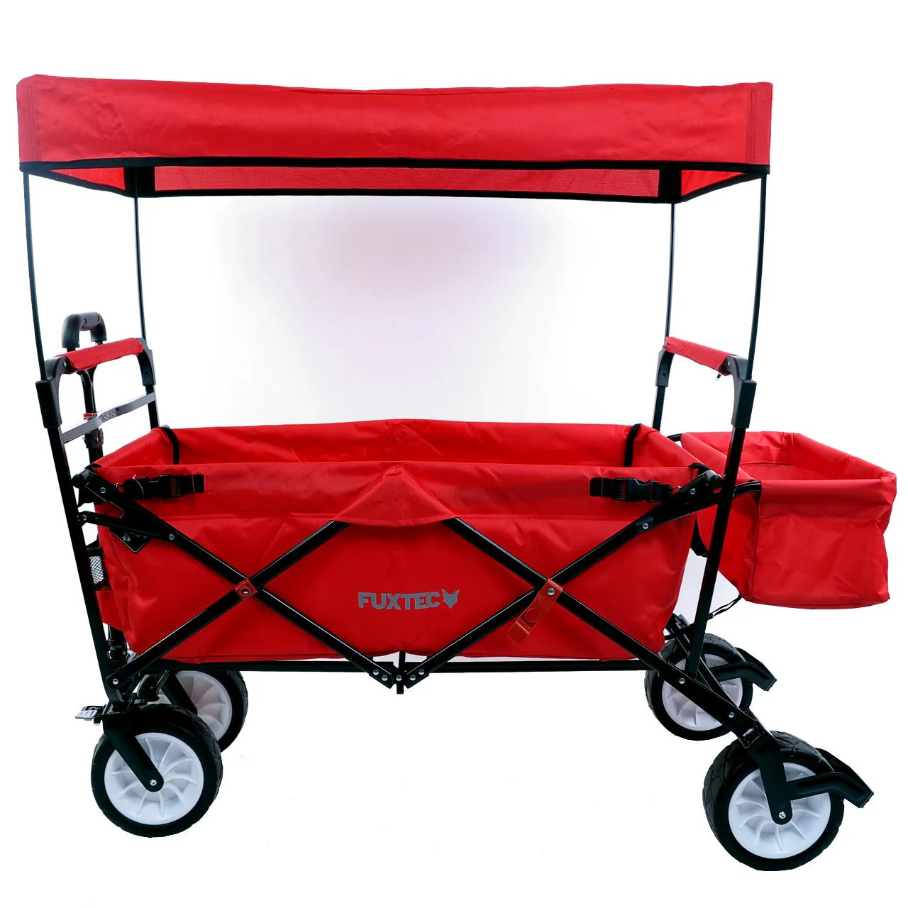 B-WARE FUXTEC Bollerwagen JW-76C, Carrito de mano Plegable EL Original - con Techo Desmontable - Image 3