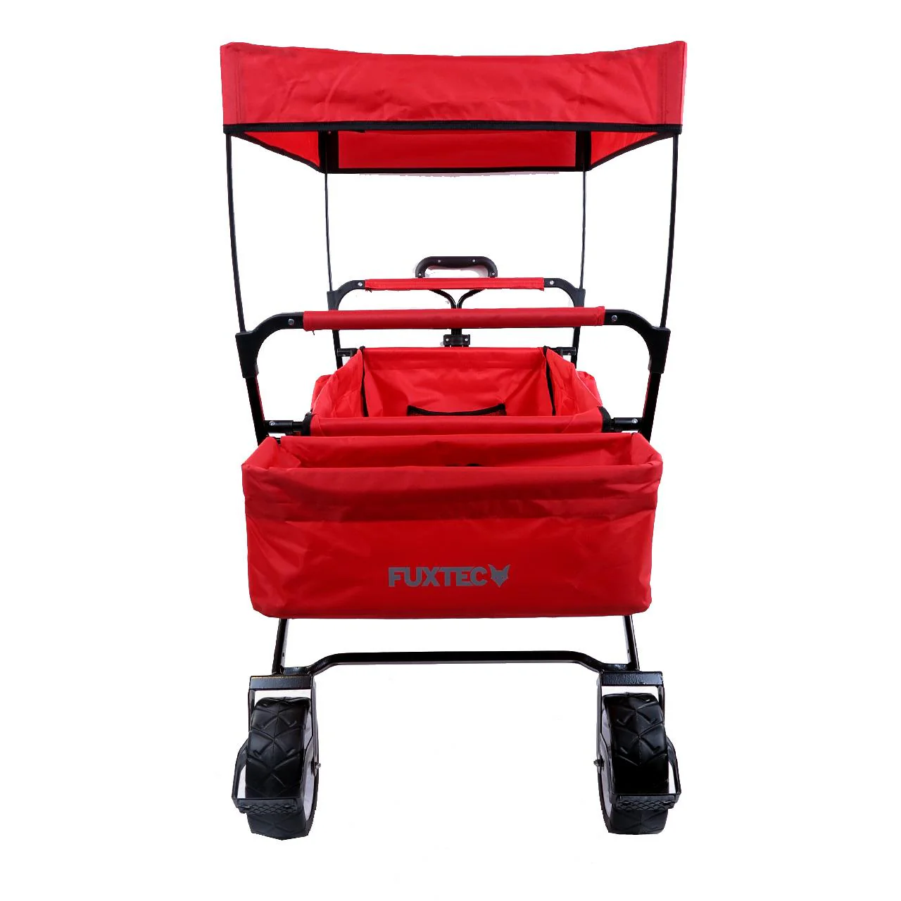 B-WARE FUXTEC Bollerwagen JW-76C, Carrito de mano Plegable EL Original - con Techo Desmontable - Image 9