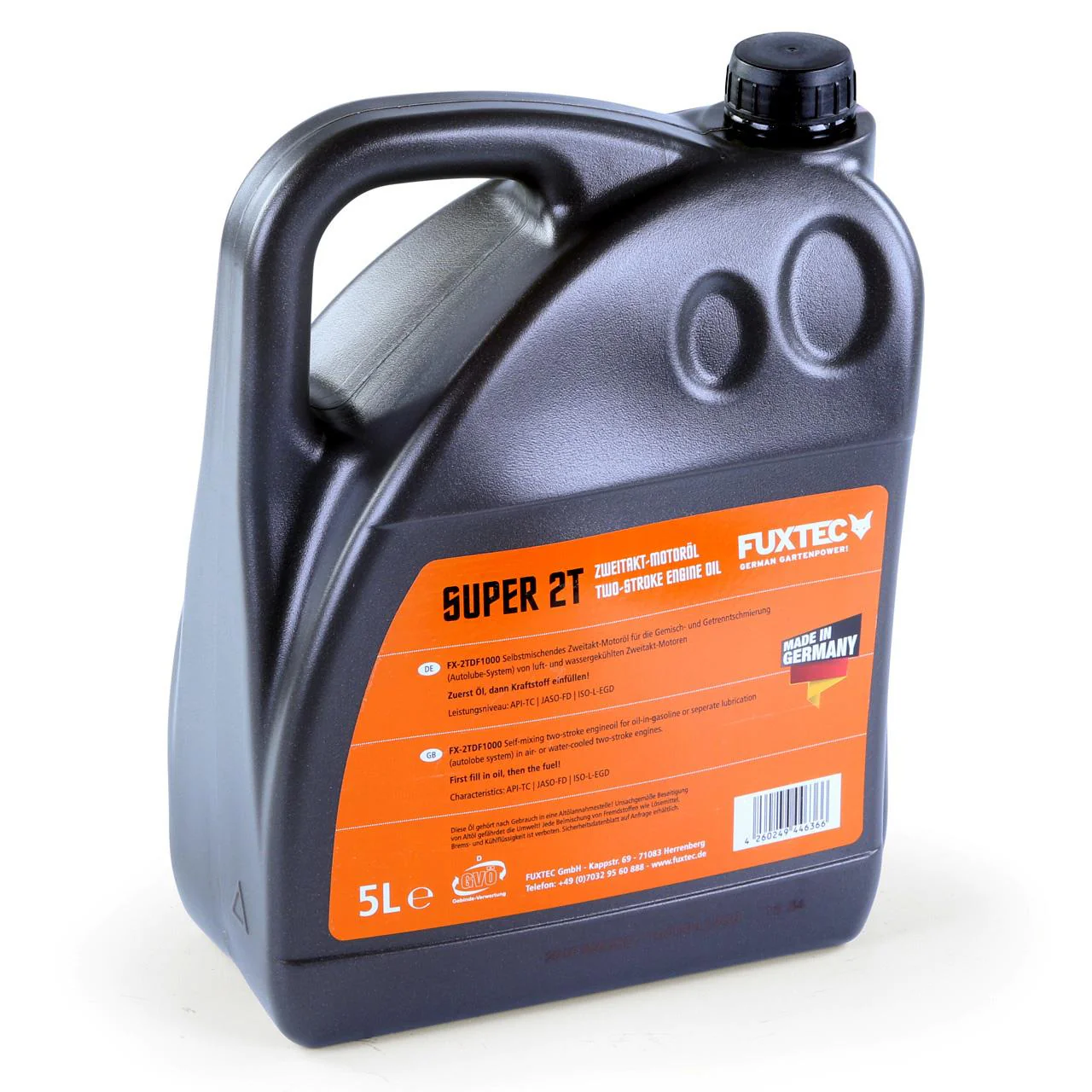 Aceite FUXTEC FX-2T5000 de 2 tiempos 5 litros automix - Made in Germany - Image 2