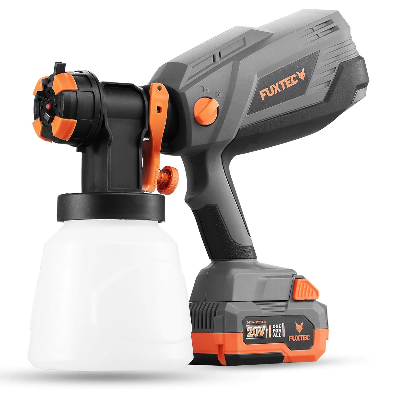 FUXTEC 20V Pulverizador manual a batería FX-E1CSP20 SET con 1 x Batería 4Ah, 1 x Cargador 1A - Image 2