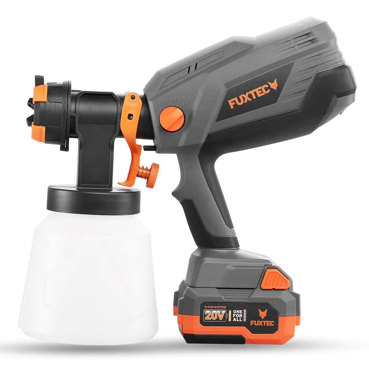 FUXTEC 20V Pulverizador manual a batería FX-E1CSP20 SET con 1 x Batería 4Ah, 1 x Cargador 1A - Image 4