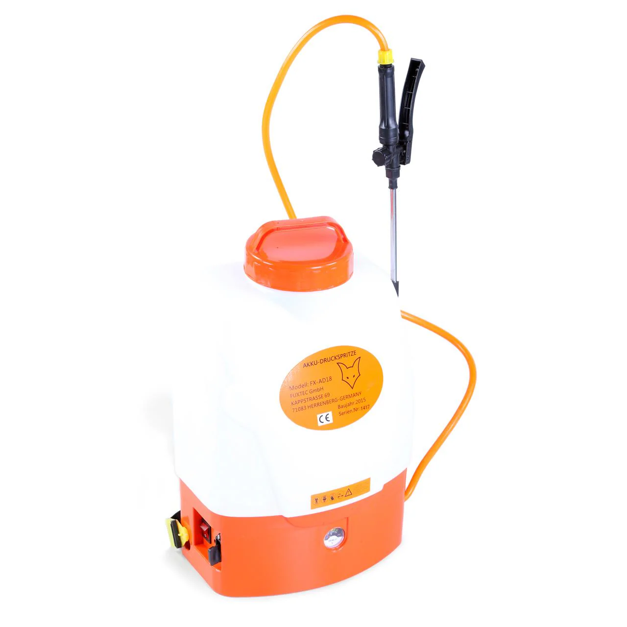 FUXTEC Pulverizador eléctrico Recargable de Mochila FX-AD18 18L - Image 4
